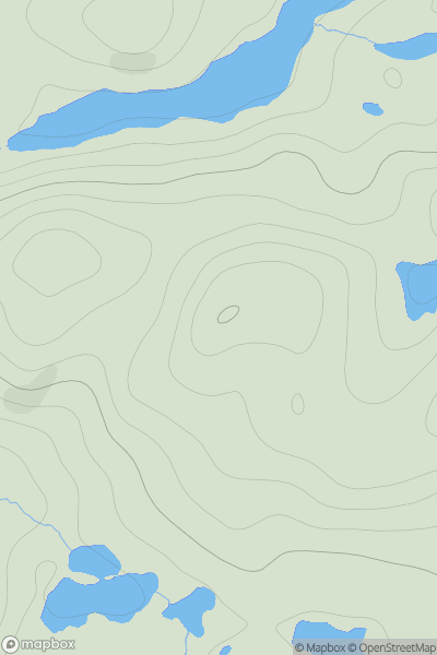 Thumbnail image for Mid Field [Shetland Islands] [HU265564] showing contour plot for surrounding peak